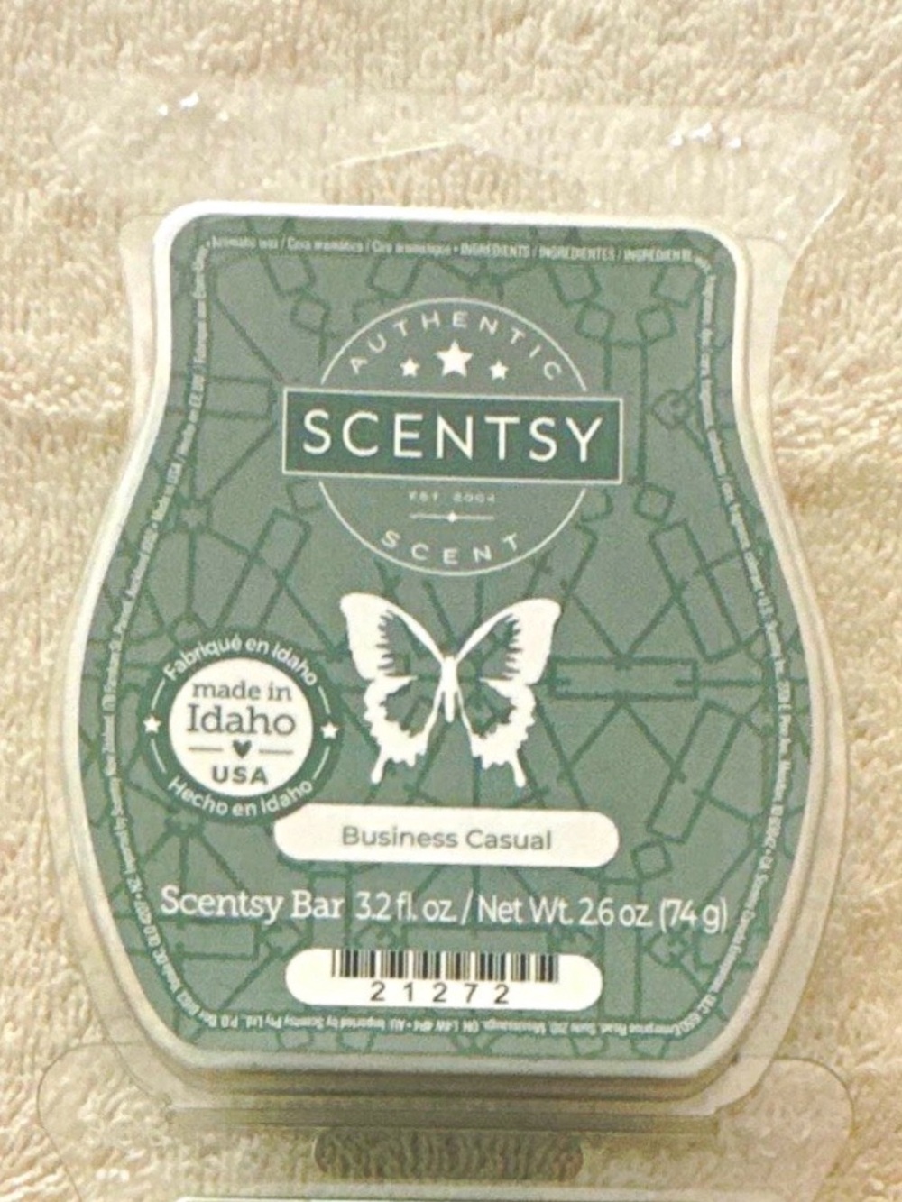 Business Casual 3.2 fl. oz Scentsy Wax Bar HTF/Retired for wax warmer Retired Ma